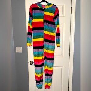 Ladies’ Fleece Striped Onesie